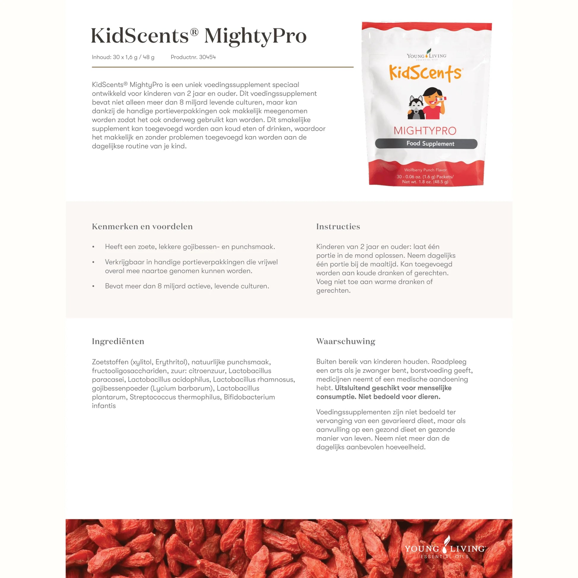 Overzicht van ingrediënten en instructies voor KidScents supplementen van Young Living – plantaardige ondersteuning bij darmklachten, astma of bronchitis bij kinderen. Verbetert de weerstand en is geschikt voor hooggevoelige of snel overprikkelde kinderen.