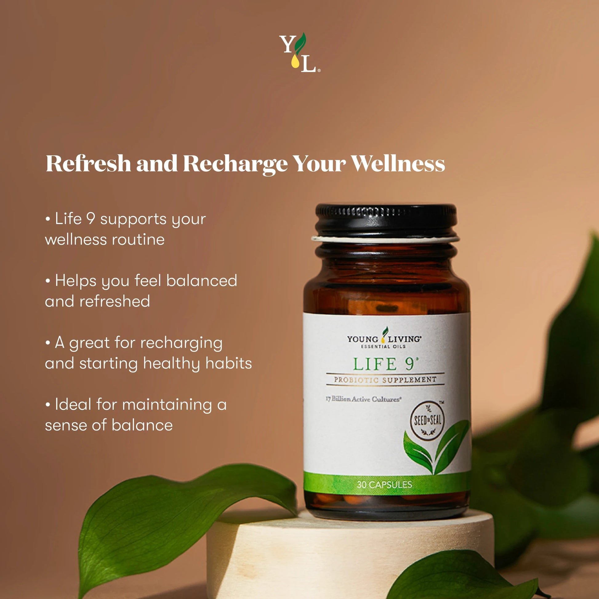 Life 9 voedingssupplement voor een sterk immuunsysteem en darmgezondheid – ondersteunt balans, helpt bij afvallen en gezonde gewoontes.