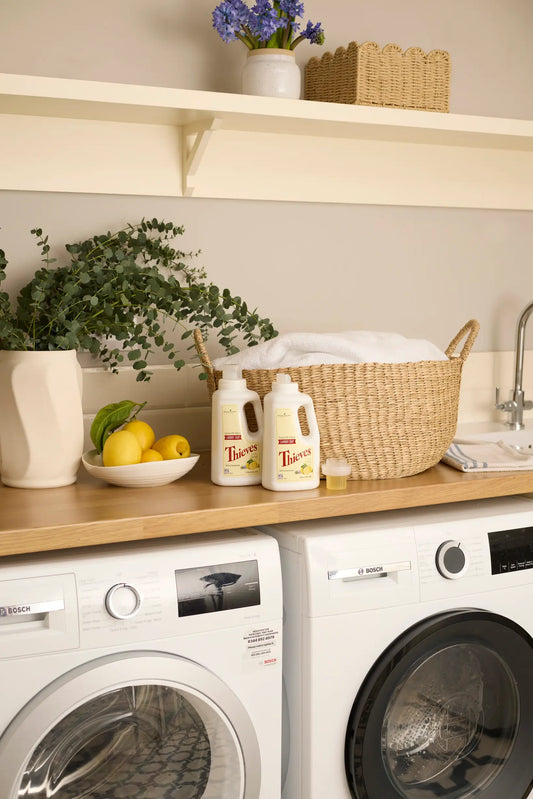 Young Living Thieves wasmiddel – veilig alternatief zonder synthetische stoffen