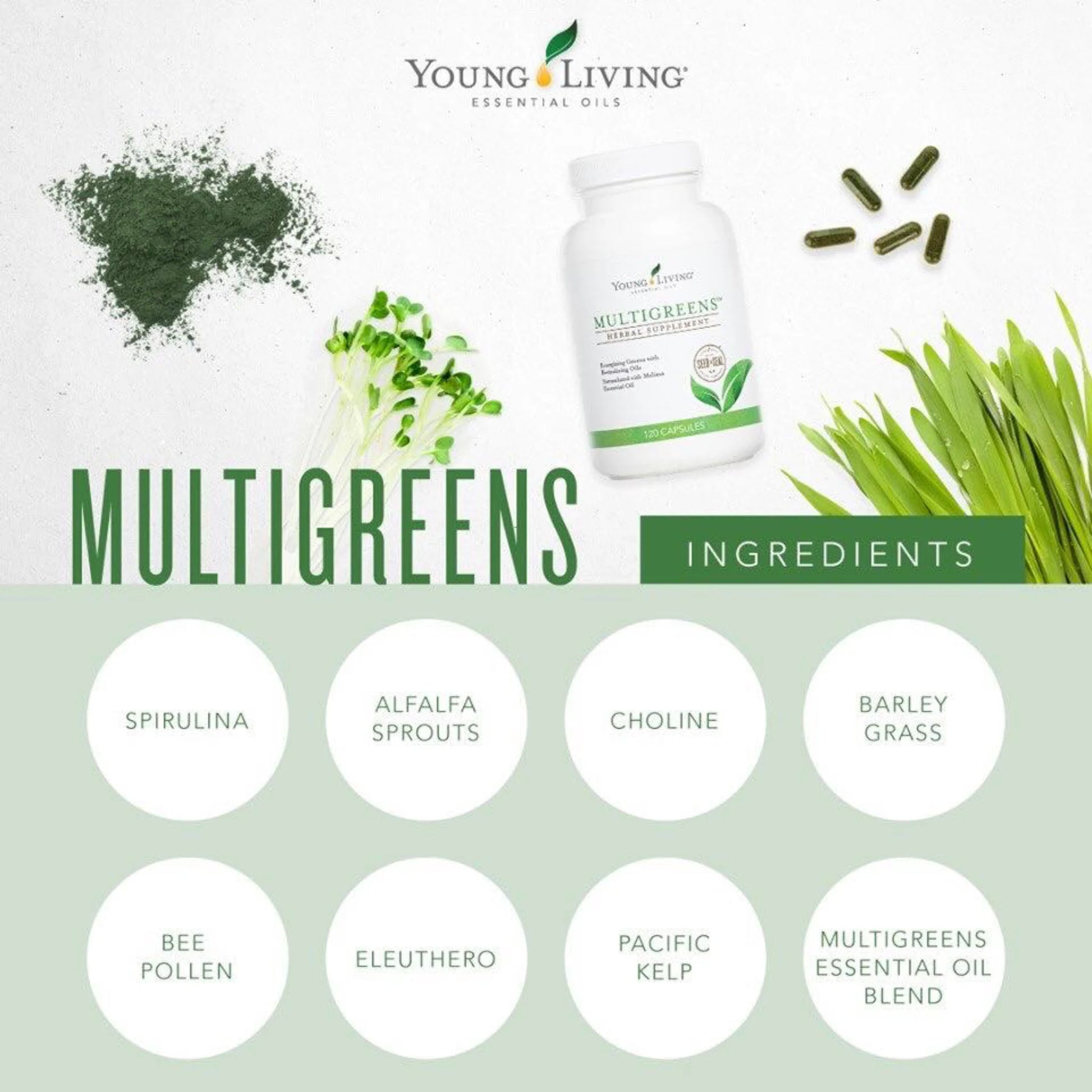 Natuurlijke multivitamine met spirulina, voor vrouwen met weinig energie of hormonale klachten