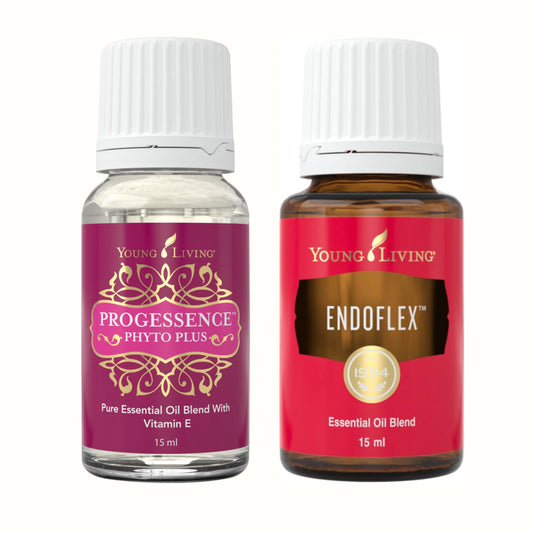 Young Living Progessence Phyto Plus en EndoFlex 15ml – natuurlijk duo voor hormonale balans, vrouwelijke cyclus ondersteuning en dagelijkse selfcare