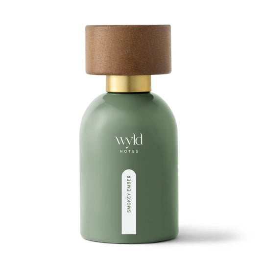 Productafbeelding van Smokey Ember Wyld Notes parfum. 100% natuurlijke en zonder synthetische ingrediënten.