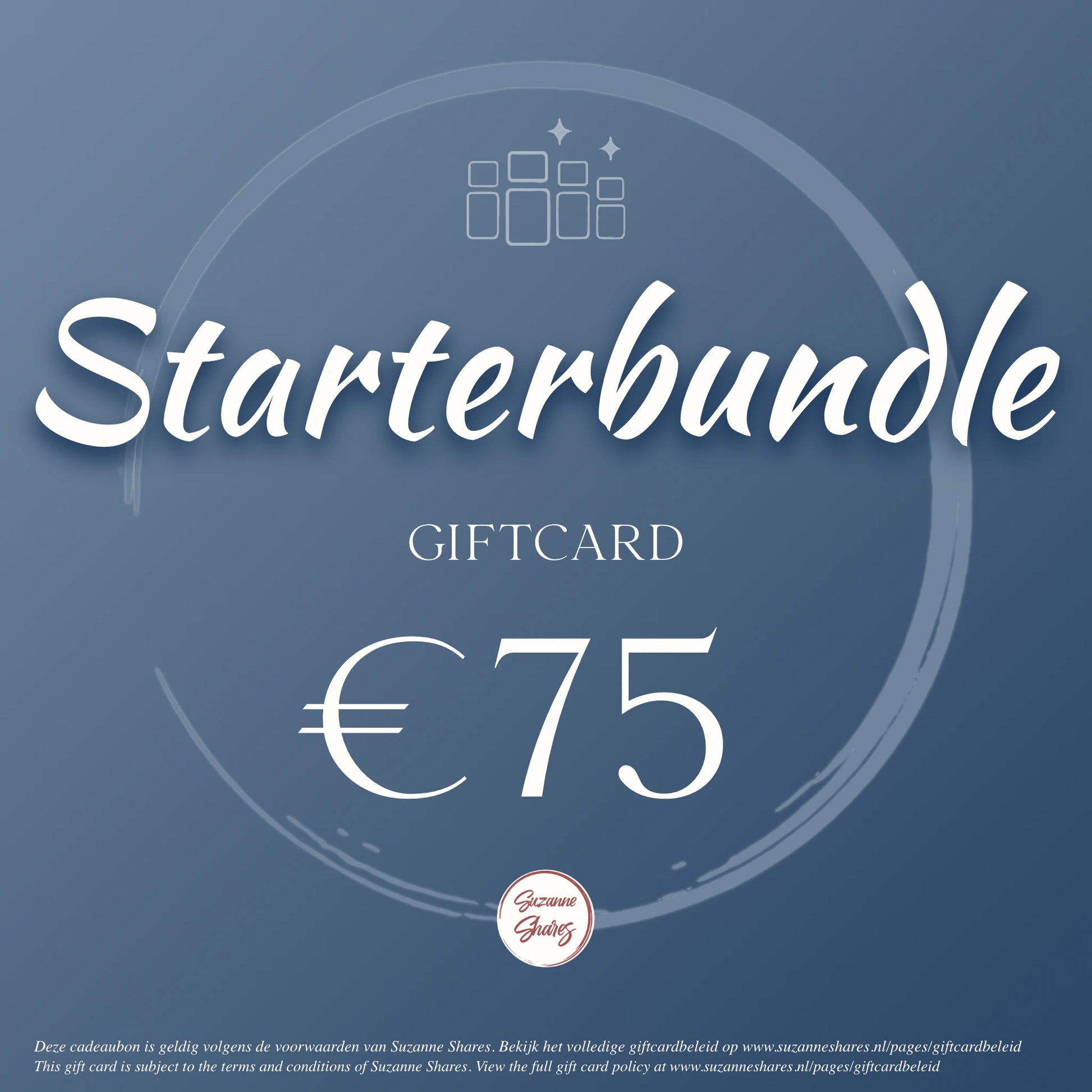 Wellness giftcard van €75 voor een starterbundle – ideaal voor beginners die willen kennismaken met aromatherapie, balans en natuurlijke ondersteuning.