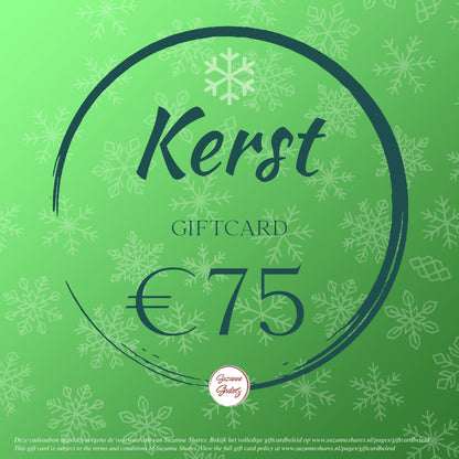 Wellness cadeaubon van €75 voor kerst – perfect om te geven via e-mail, met keuze uit essentiële oliën, self-care producten en iTovi coaching.